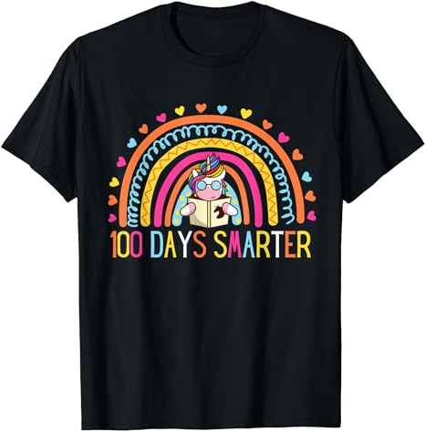 15 Unicorn 100 Days Of School Shirt Designs Bundle P18, Unicorn 100 Days Of School T-shirt, Unicorn 100 Days Of School png file, Unicorn 100