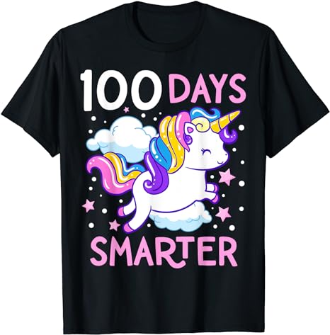 15 Unicorn 100 Days Of School Shirt Designs Bundle P9, Unicorn 100 Days Of School T-shirt, Unicorn 100 Days Of School png file, Unicorn 100