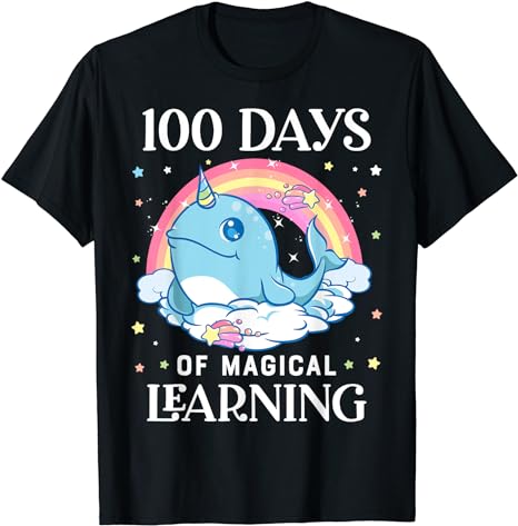 15 Unicorn 100 Days Of School Shirt Designs Bundle P3, Unicorn 100 Days Of School T-shirt, Unicorn 100 Days Of School png file, Unicorn 100