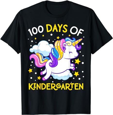 15 Unicorn 100 Days Of School Shirt Designs Bundle P2, Unicorn 100 Days Of School T-shirt, Unicorn 100 Days Of School png file, Unicorn 100