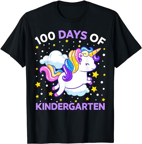 15 Unicorn 100 Days Of School Shirt Designs Bundle P2, Unicorn 100 Days Of School T-shirt, Unicorn 100 Days Of School png file, Unicorn 100