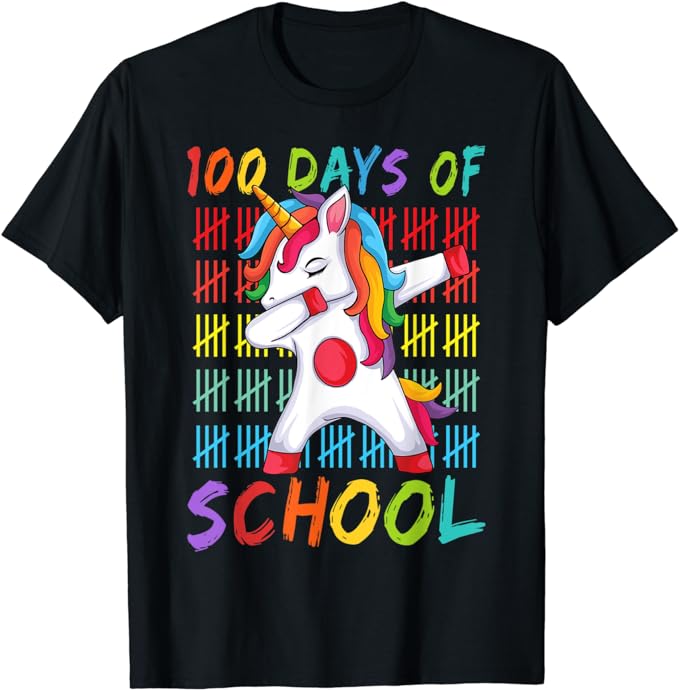 15 Unicorn 100 Days Of School Shirt Designs Bundle P15, Unicorn 100 Days Of School T-shirt, Unicorn 100 Days Of School png file, Unicorn 100