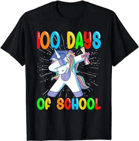 15 Unicorn 100 Days Of School Shirt Designs Bundle P15, Unicorn 100 Days Of School T-shirt, Unicorn 100 Days Of School png file, Unicorn 100