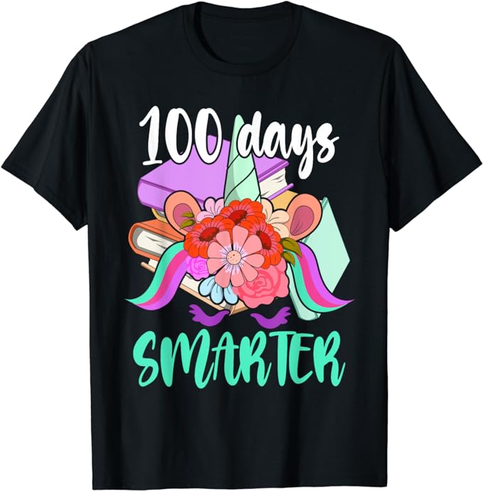 15 Unicorn 100 Days Of School Shirt Designs Bundle P15, Unicorn 100 Days Of School T-shirt, Unicorn 100 Days Of School png file, Unicorn 100