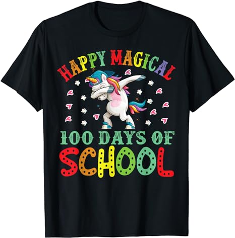 15 Unicorn 100 Days Of School Shirt Designs Bundle P15, Unicorn 100 Days Of School T-shirt, Unicorn 100 Days Of School png file, Unicorn 100