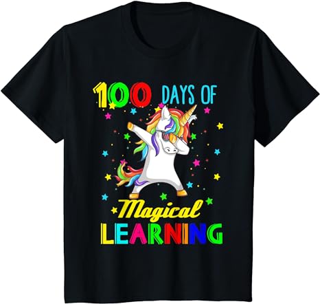 15 Unicorn 100 Days Of School Shirt Designs Bundle P18, Unicorn 100 Days Of School T-shirt, Unicorn 100 Days Of School png file, Unicorn 100