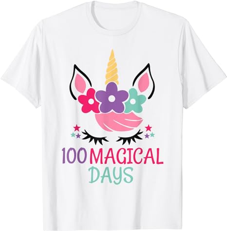 9 Unicorn 100 Days Of School Shirt Designs Bundle P22, Unicorn 100 Days Of School T-shirt, Unicorn 100 Days Of School png file, Unicorn 100