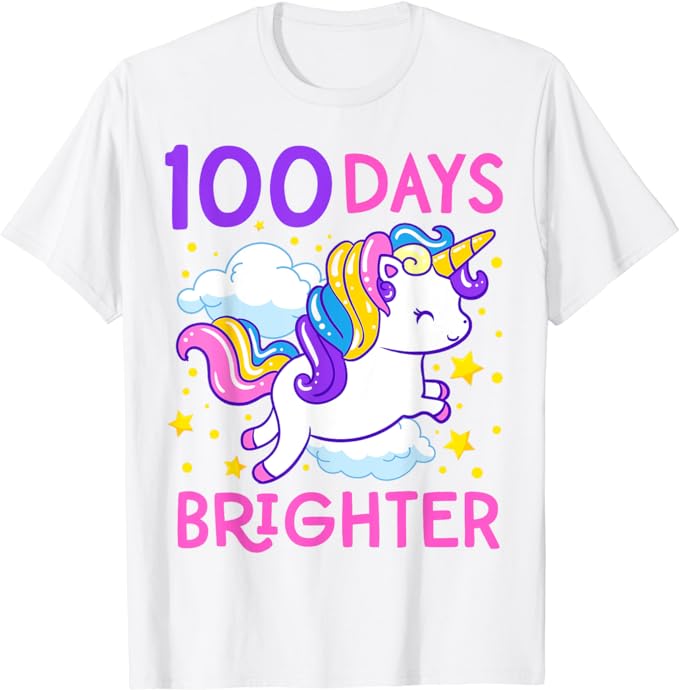 15 Unicorn 100 Days Of School Shirt Designs Bundle P20, Unicorn 100 Days Of School T-shirt, Unicorn 100 Days Of School png file, Unicorn 100