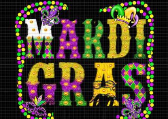 It’s Mardi Gras Yall Png, Parade Festival Beads Mask Feathers Png, Mardi Gras New Orleans Png