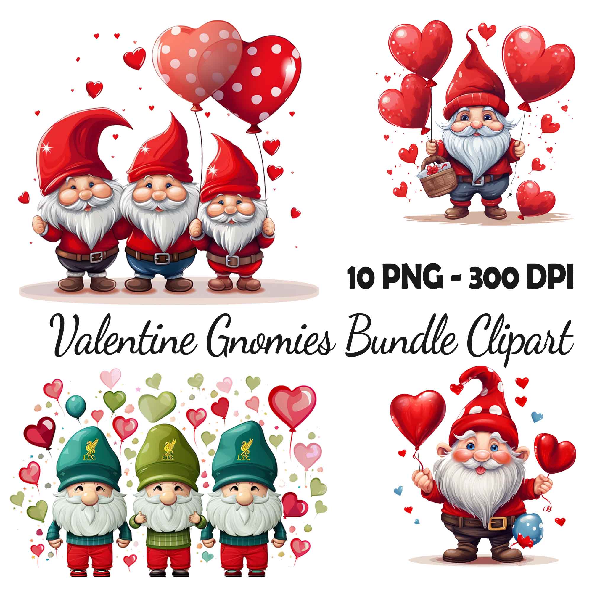 2024 New Red Heart Love Gnome Sweet Valentine's Day Gifts - Temu