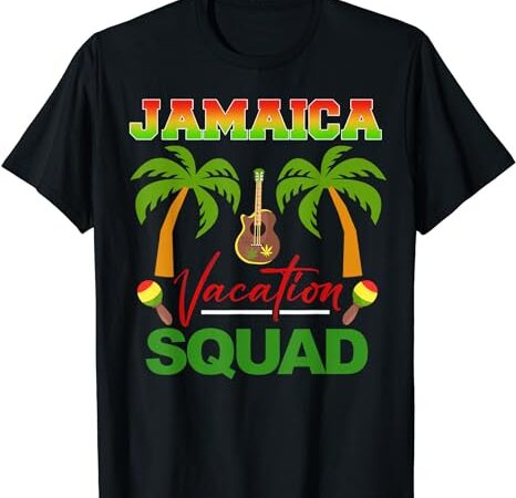 Cool jamaica friends reunion trip 2024 summer holiday match t-shirt