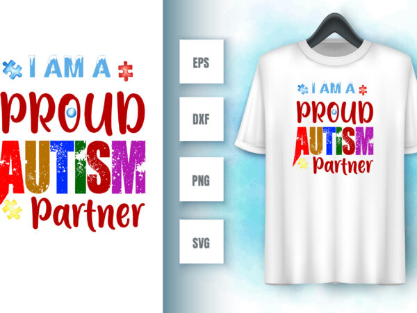 Autism t shirt vector