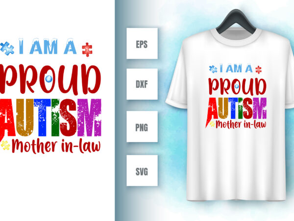 Autism t shirt vector