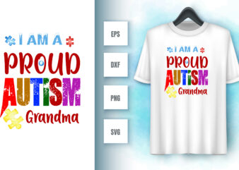 Autism t shirt vector