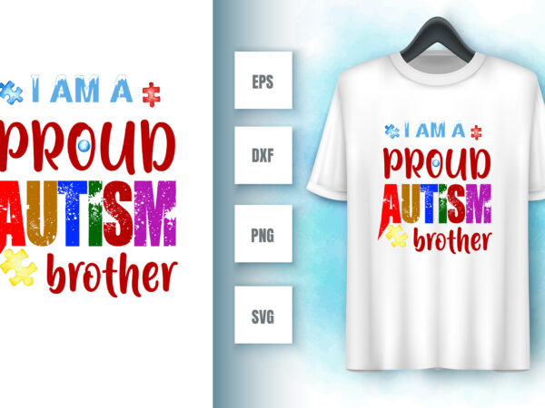 Autism t shirt vector