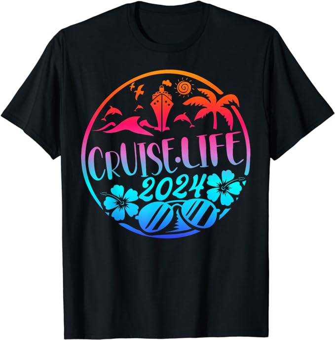 Cruise Life 2024 Family Vacation Matching Family Group T-Shirt