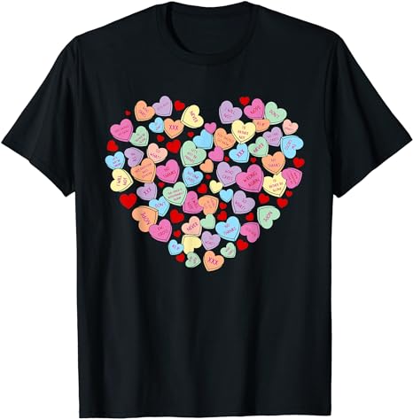 Funny Anti Valentines Day Candy Conversation Heart Single T-Shirt