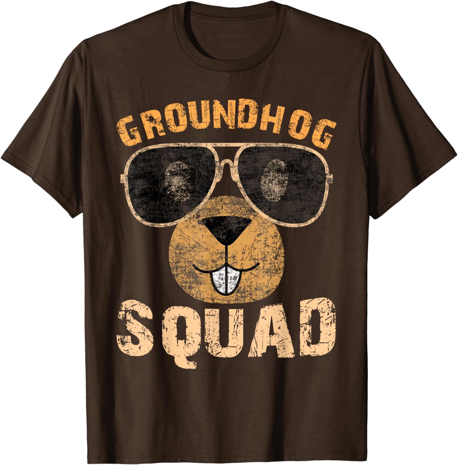 Funny Groundhog Squad Shirt Happy Groundhog Day 2024 T-Shirt - Buy t ...