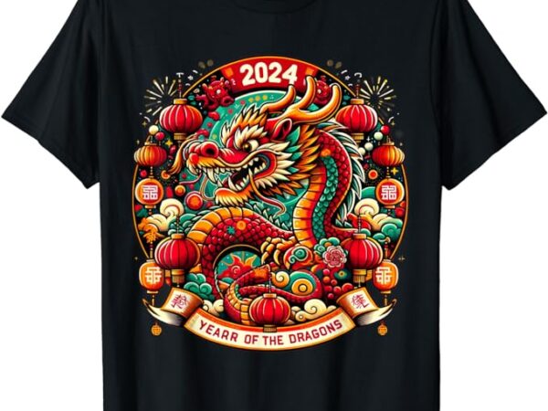Happy Chinese New Year 2024 Year of the Dragon T-Shirt - Buy t-shirt ...