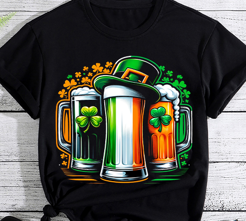 Irish american flag ireland flag st patricks day gift lucky t-shirt