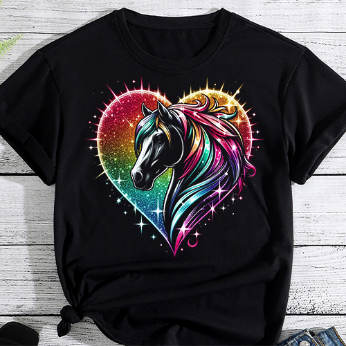 Horse lover T-Shirt gift for girls _ women who love horses T-Shirt PNG File