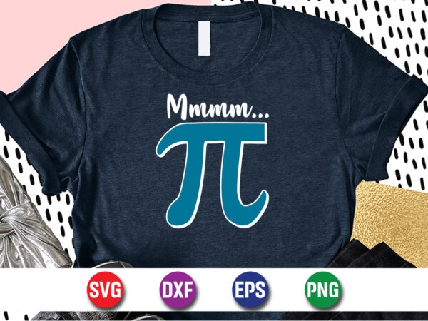 Happy pi day svg t-shirt design print template