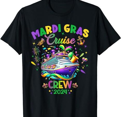 Mardi gras cruise 2024 ship family matching trip new orleans t-shirt