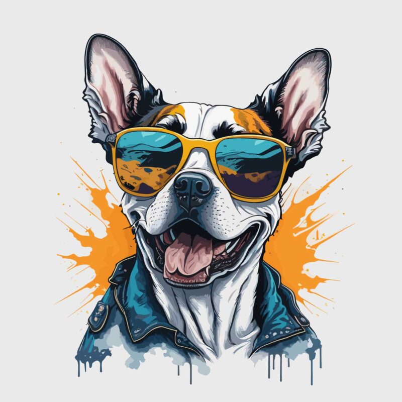 Dog Wearing Sunglass