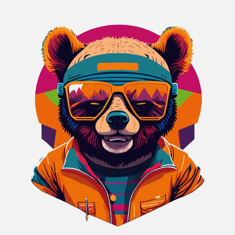 Bear Vintage Style