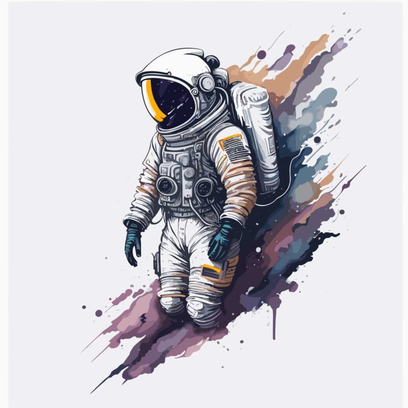 Astronout in Space