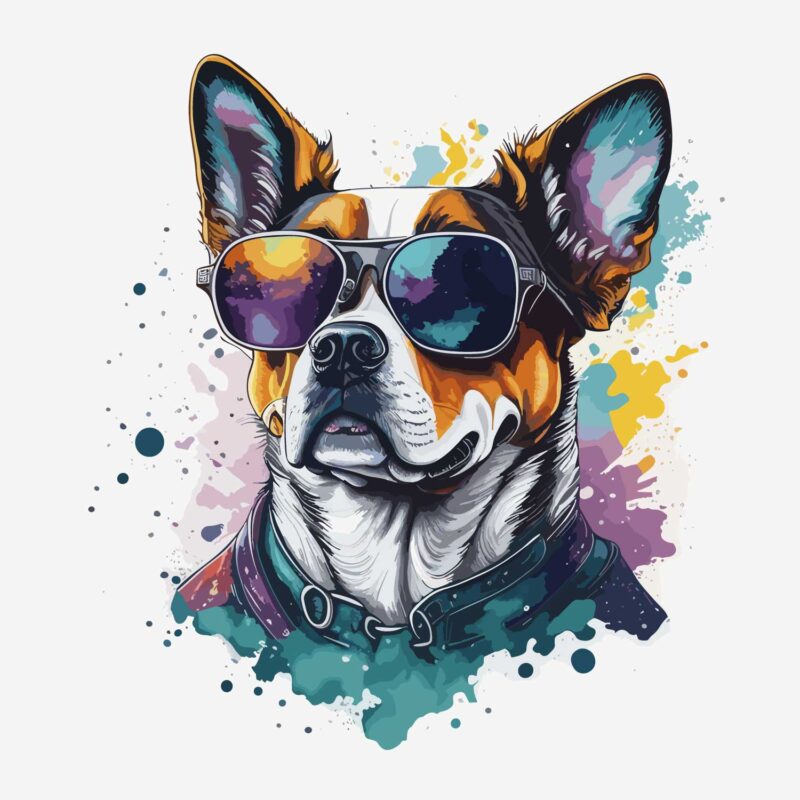 Dog Wearing Sunglass