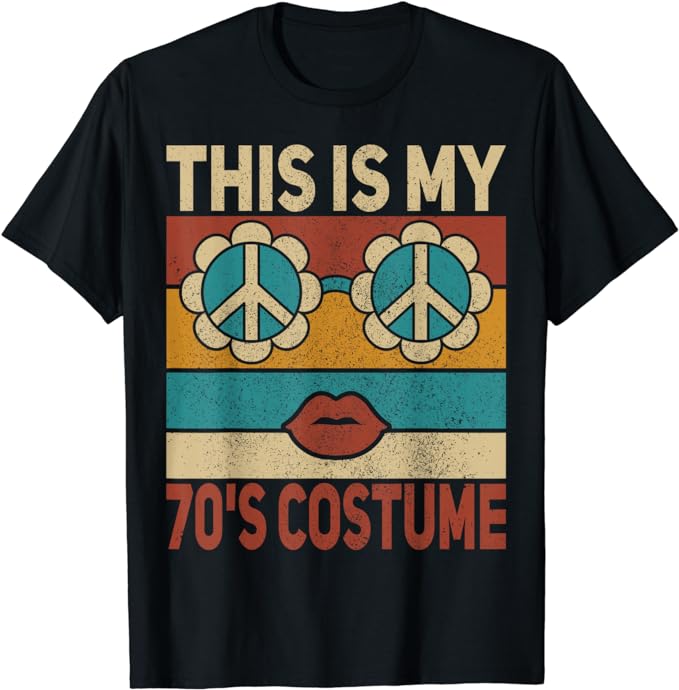 My 70s Costume 70 Styles Women 70’s Disco 1970s Party Outfit T-Shirt