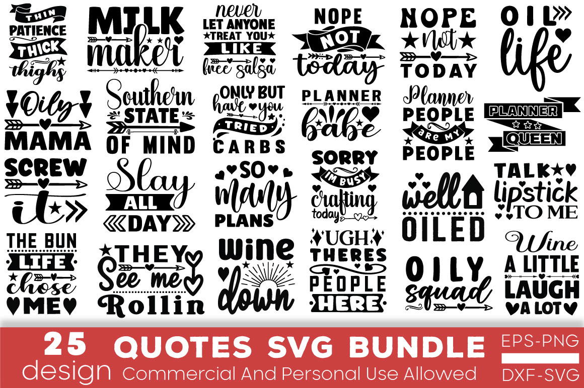 Quotes T-shirt Bundle Quotes SVG Bundle - Buy t-shirt designs