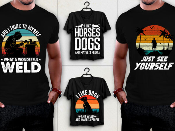 Retro vintage sunset t-shirt design