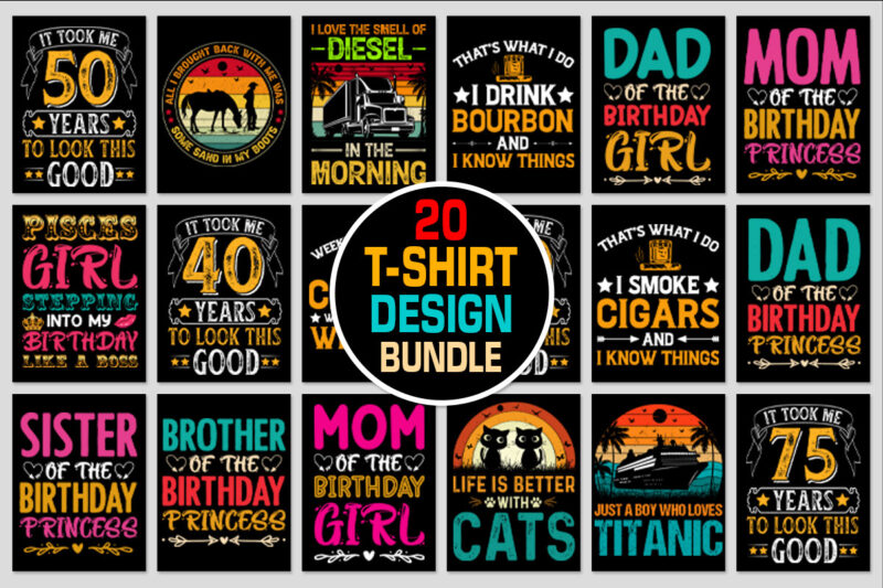 T-Shirt Design Bundle