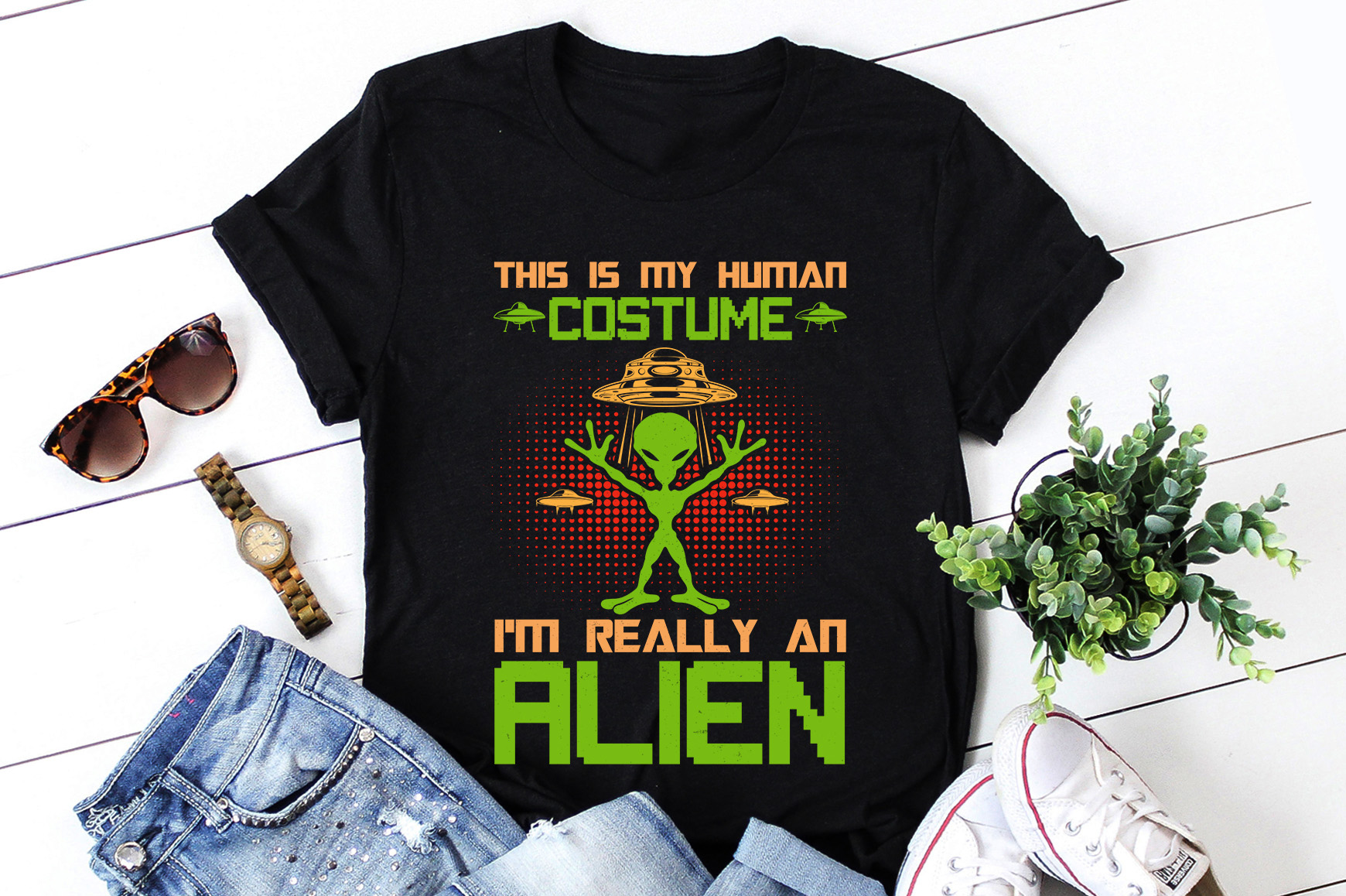 Alien t shirt clearance costume