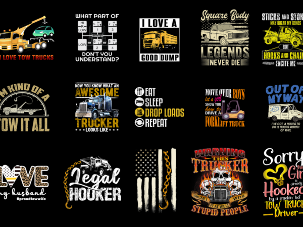 15 truck driver shirt designs bundle, truck driver t-shirt, truck driver png file, truck driver digital file, truck driver gift, truck 1