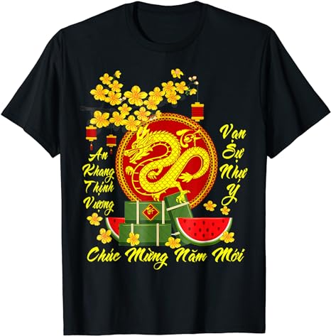 Vietnamese Lunar New Year 2024 Tet Viet Chuc Mung Nam Moi T-Shirt