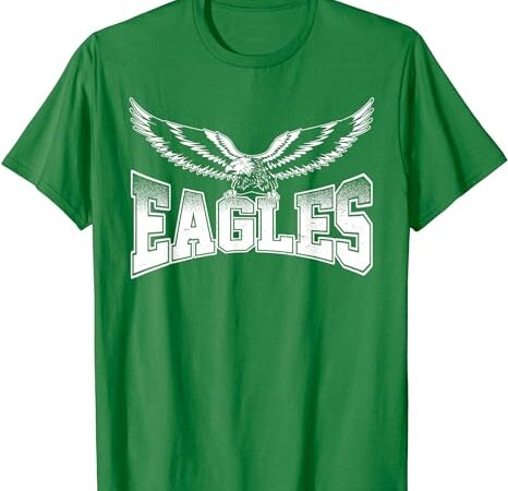 Vintage eagles flying eagles fly bird inspirational 70s gift t-shirt