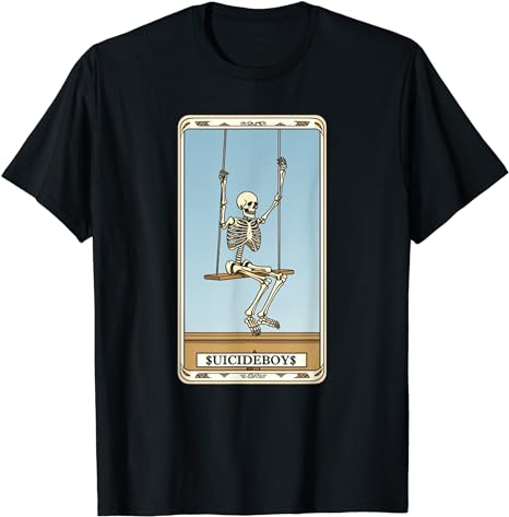 Vintage Suicideboys Tarot Card Art Hip Hop Alchemy T-Shirt