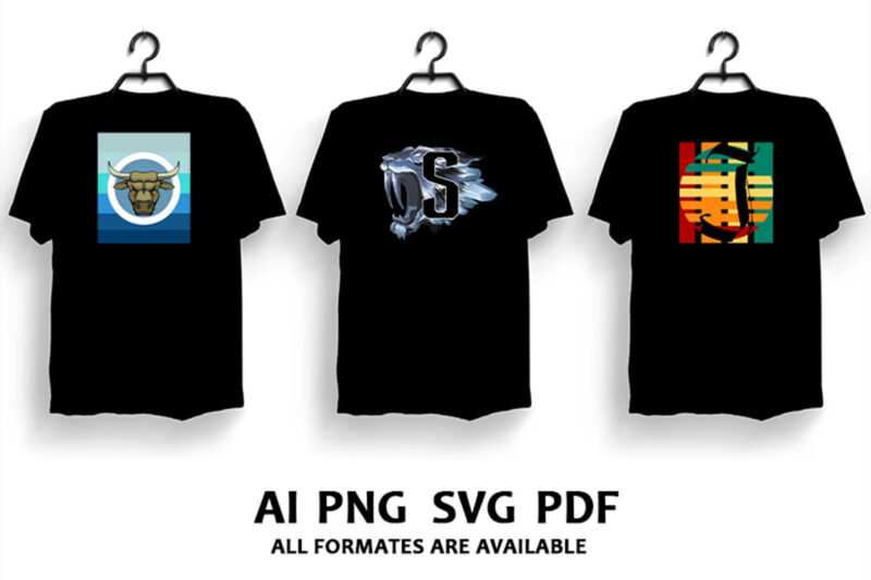 Alphabets tshirt design bundle