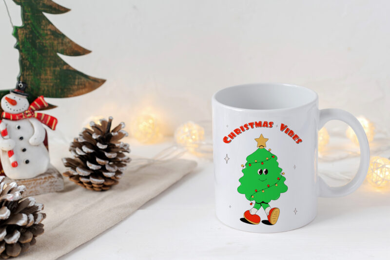 Y2k,Retro Christmas Mascot Sublimation