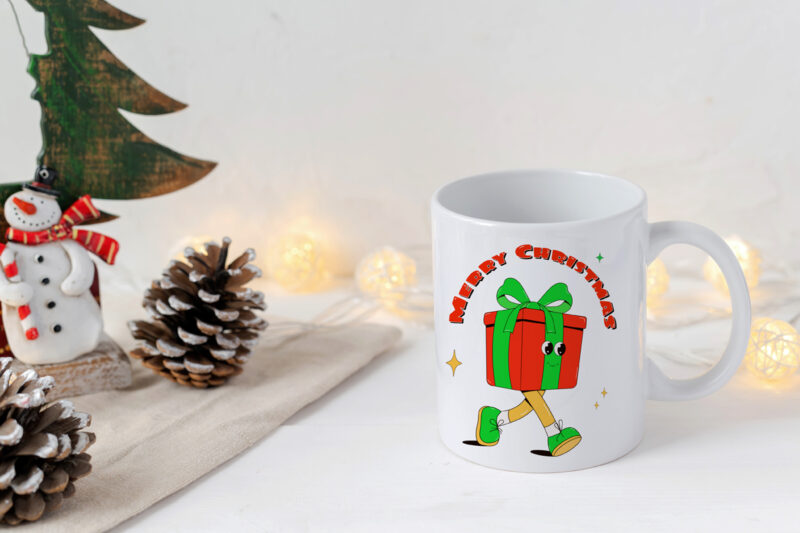 Y2k,Retro Christmas Mascot Sublimation