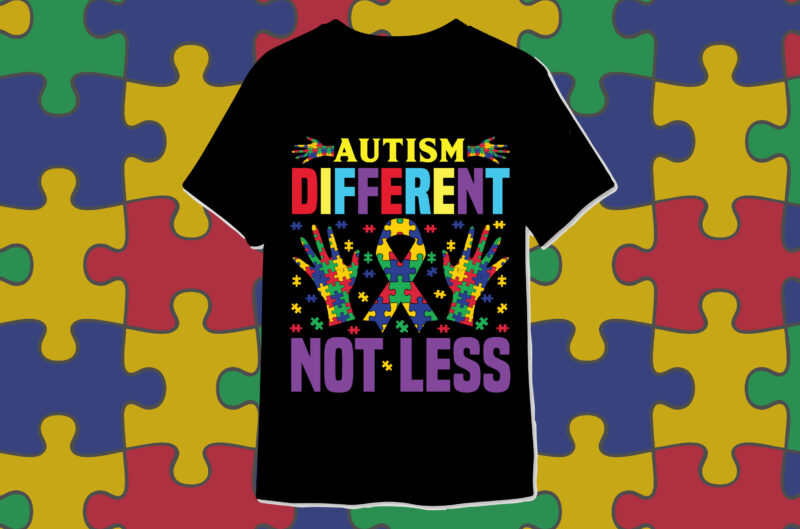 Autism Awareness t-shirt designs bundle