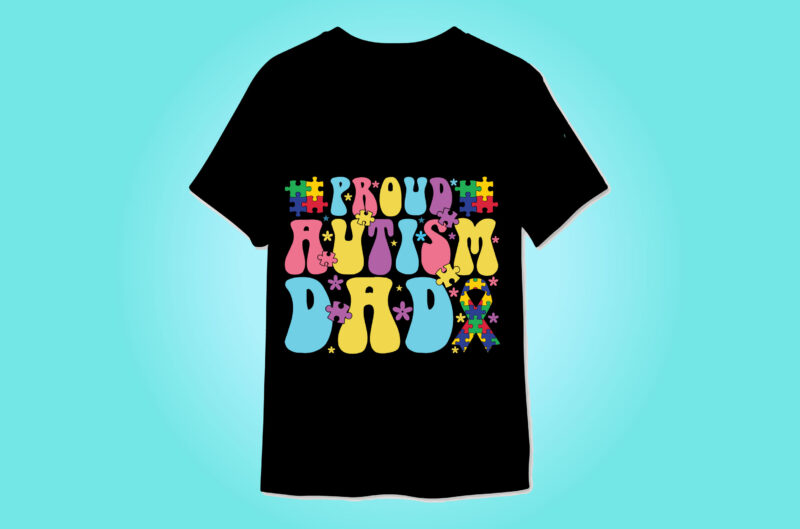 Autism Awareness Retro t-shirt designs bundle