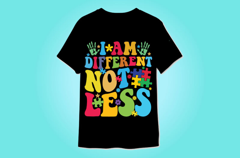 Autism Awareness Retro t-shirt designs bundle