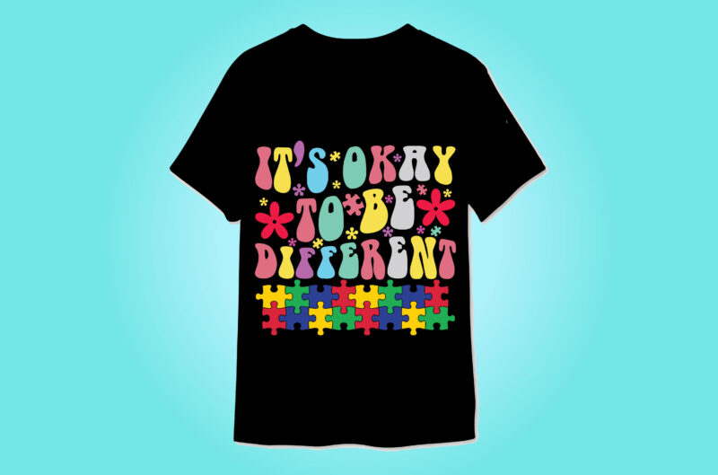 Autism Awareness Retro t-shirt designs bundle