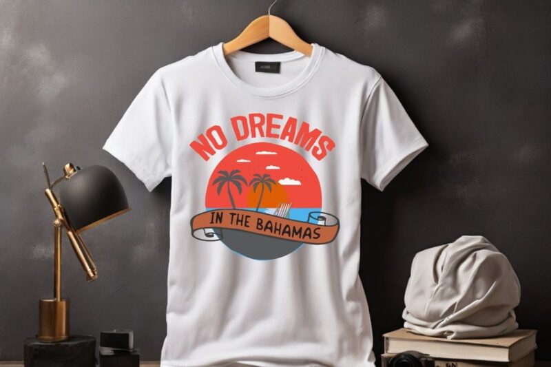 Bahamas Trip 2024 No Dramas In The Bahamas Vacation Matching T-Shirt design vector, In The Bahamas Vacation, Bahamas Trip 2024, Bahamas