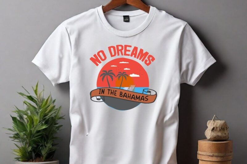 Bahamas Trip 2024 No Dramas In The Bahamas Vacation Matching T-Shirt design vector, In The Bahamas Vacation, Bahamas Trip 2024, Bahamas