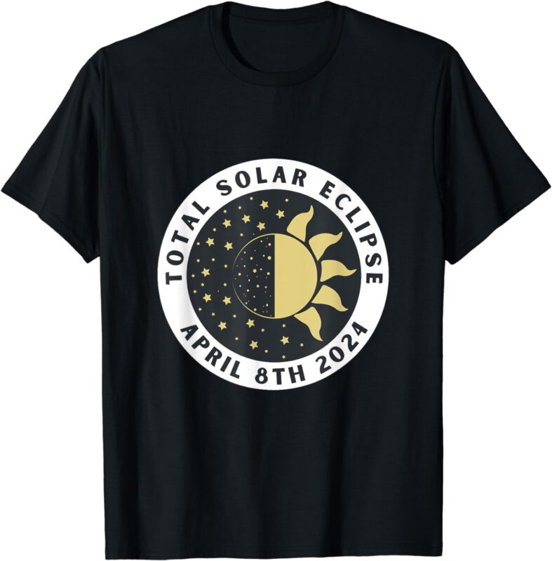 15 Total Solar Eclipse 2024 Shirt Designs Bundle P2, Total Solar ...